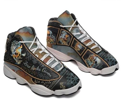 skull zero fcks given 13 sneakers xiii shoes