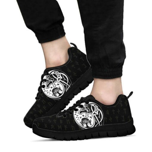 sneakers skoll and hati rune tattoo a31