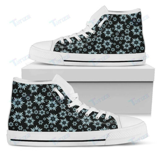 snow weed high top shoes fashion