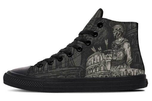 the gladiator high top canvas shoes
