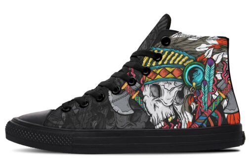 tomahawk warrior high top canvas shoes