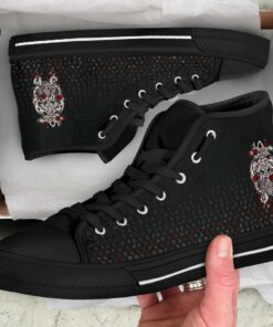 tyr tattoo blood high top shoe a27